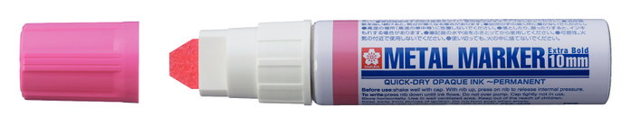 Sakura Marqueur de Métal Extra Grande 10 mm Rose Sakura Marqueur de Métal Extra Grande 10 mm Rose
